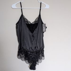 Lace and Satin Bodysuit